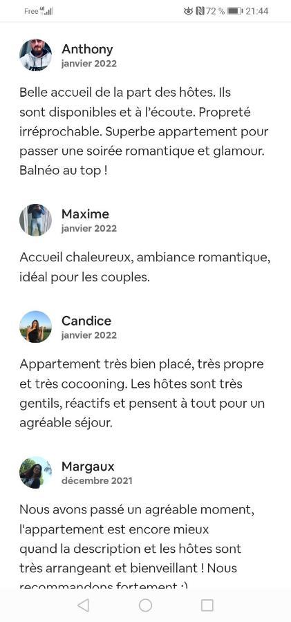 Romantisme Et Glamour 2 Avec Spa , Clim Et Jardin Dijon Exterior foto