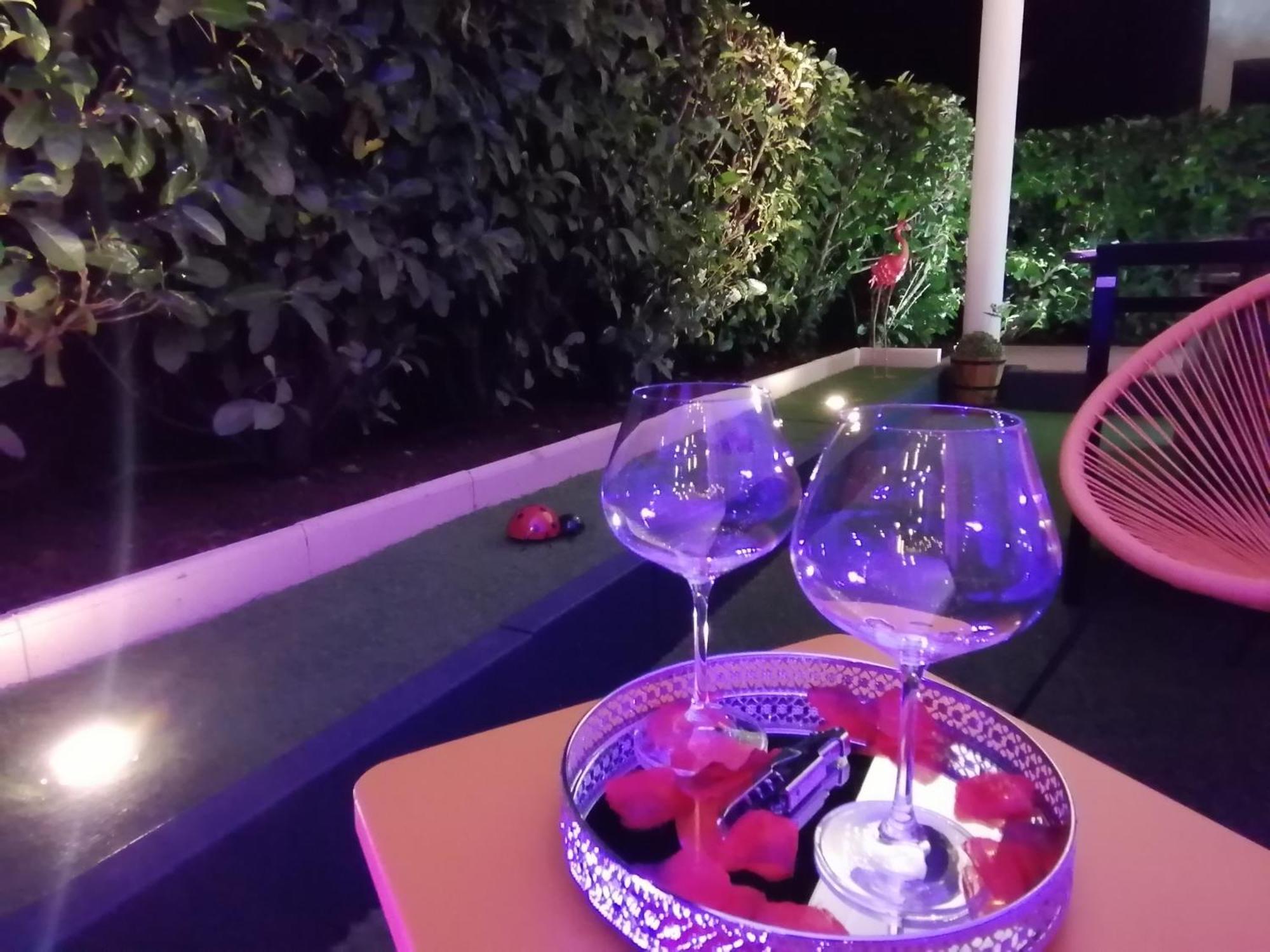 Romantisme Et Glamour 2 Avec Spa , Clim Et Jardin Dijon Habitación foto